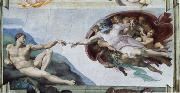 CERQUOZZI, Michelangelo The creation of Adam painting